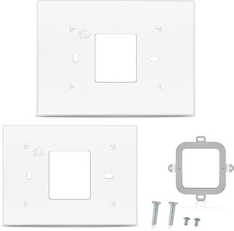 metal thermostat box|honeywell home thermostat wall plate.